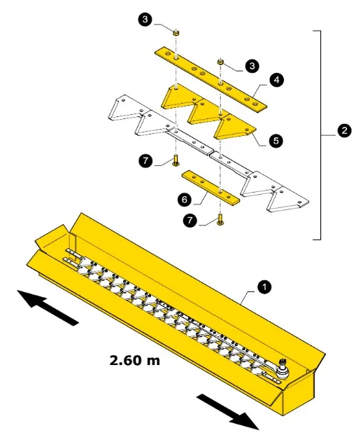 47641488 - Кожух ножа жатки
