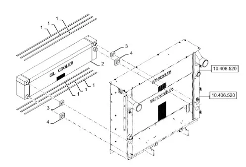 87546698 - Радиатор масляный ДВС